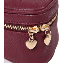 Load image into Gallery viewer, Heart Jewelry Case&lt;br&gt;Burgundy
