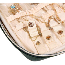 Load image into Gallery viewer, Jewelry Bag Large&lt;br&gt;Deep Evergreen
