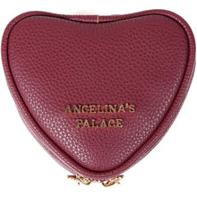 Load image into Gallery viewer, Heart Jewelry Case&lt;br&gt;Burgundy
