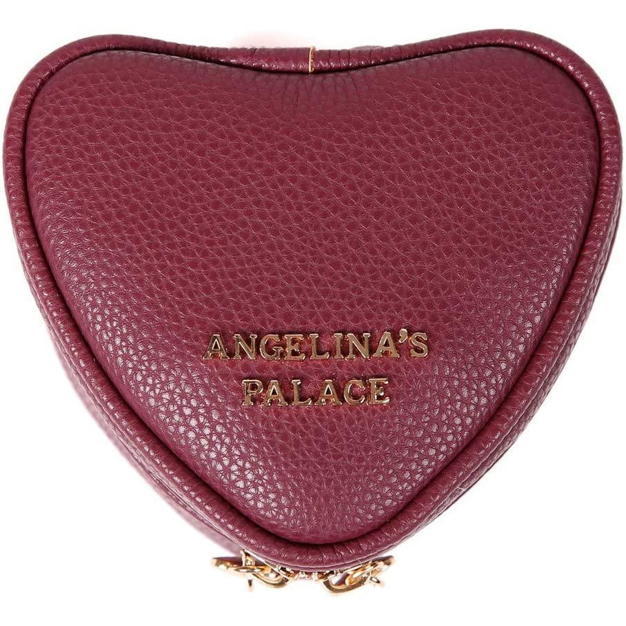 Heart Jewelry Case<br>Burgundy