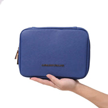 Load image into Gallery viewer, Jewelry Bag Large&lt;br&gt;Dark Chambray
