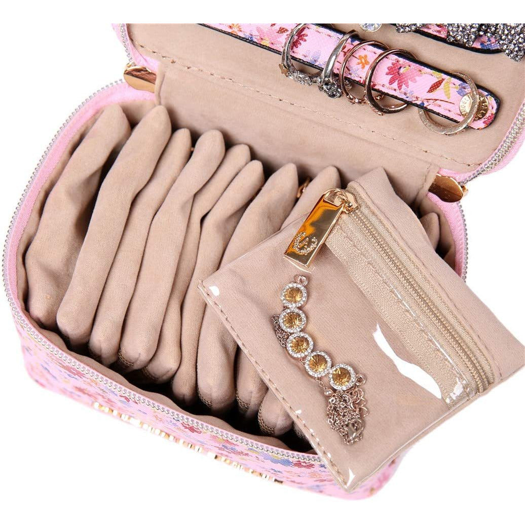 Jewelry Organizer Case Blossom Pink