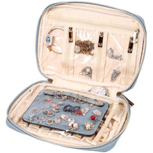 Load image into Gallery viewer, Jewelry Bag Large&lt;br&gt;Pearl Blue
