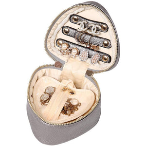 Heart Jewelry Case<br>Pearl Grey