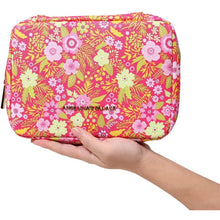 Load image into Gallery viewer, Jewelry Bag Large&lt;br&gt;Blossom Fuschia
