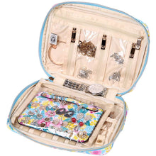Load image into Gallery viewer, Jewelry Bag Large&lt;br&gt;Blossom Blue
