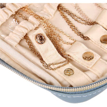 Load image into Gallery viewer, Jewelry Bag Small&lt;br&gt;Pearl Blue
