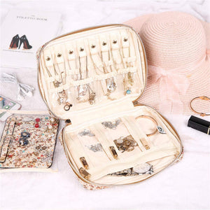 Jewelry Bag Large<br>Blossom Tan