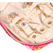 Load image into Gallery viewer, Jewelry Bag Large&lt;br&gt;Blossom Fuschia
