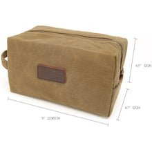 Load image into Gallery viewer, Angelina&#39;s Palace Hanging Cosmetic Bag Canvas Essentials Toiletry Organizer Makeup Bag
