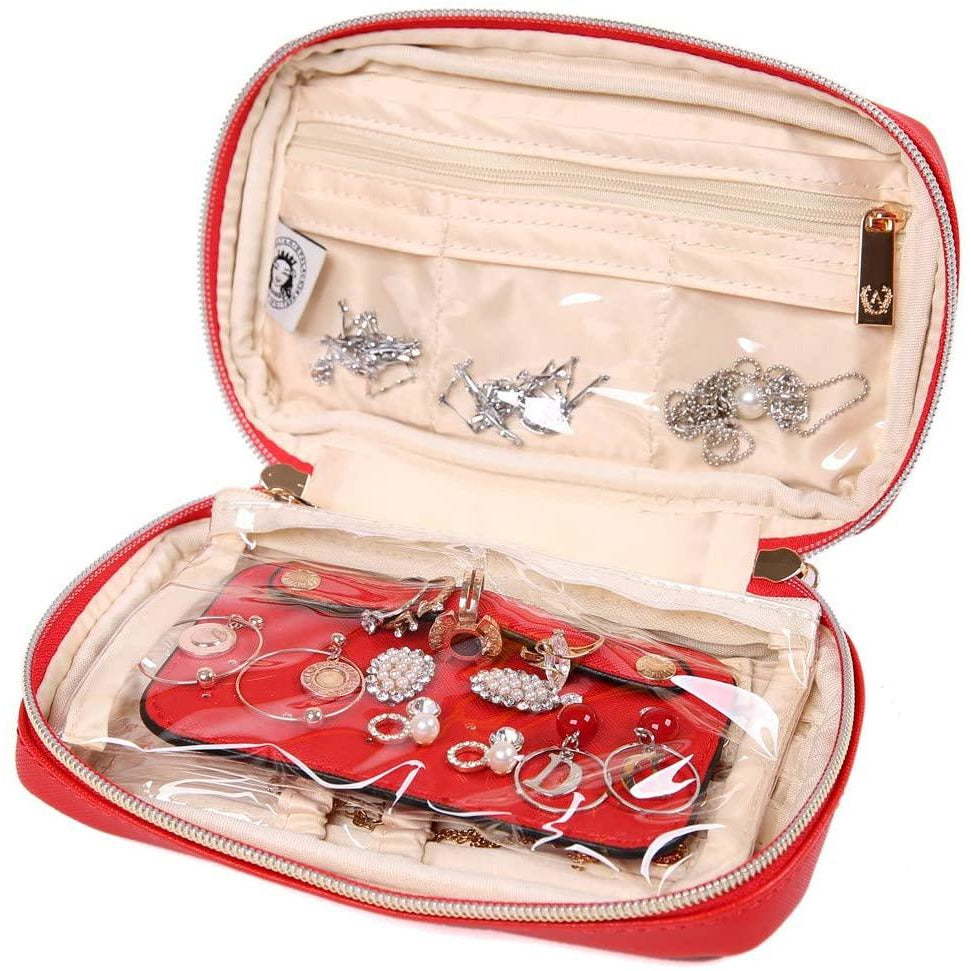 Jewelry Bag Small Light Red