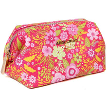 Load image into Gallery viewer, Makeup Bag&lt;br&gt;Blossom Fuschia
