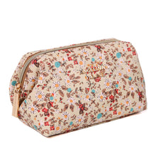Load image into Gallery viewer, Makeup Bag&lt;br&gt;Blossom Tan

