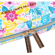 Load image into Gallery viewer, Jewelry Bag Small&lt;br&gt;Blossom Blue
