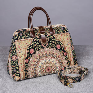 Mary Poppins Carpet Bag<br>Oriental Navy