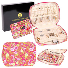 Load image into Gallery viewer, Jewelry Bag Large&lt;br&gt;Blossom Fuschia
