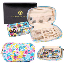 Load image into Gallery viewer, Jewelry Bag Small&lt;br&gt;Blossom Blue
