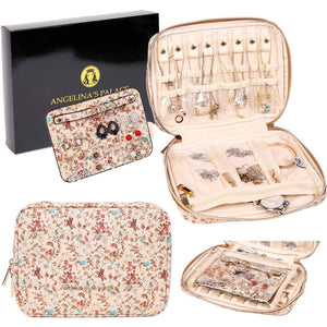 Jewelry Bag Large<br>Blossom Tan
