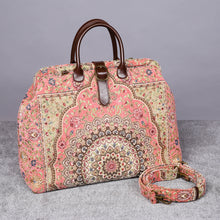 Load image into Gallery viewer, Mary Poppins Carpet Bag&lt;br&gt;Oriental Pink
