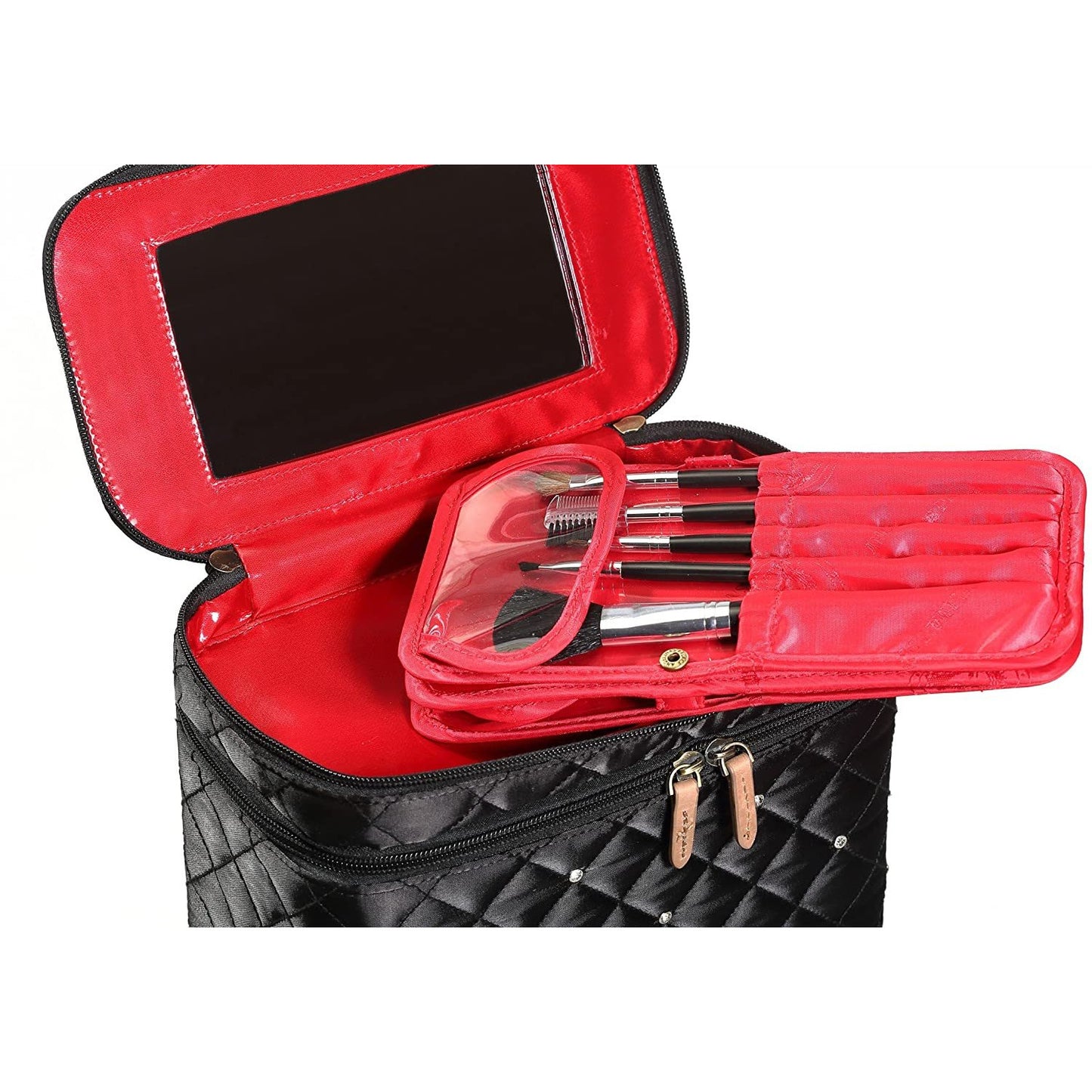Kemi Makeup Case Diamond Black