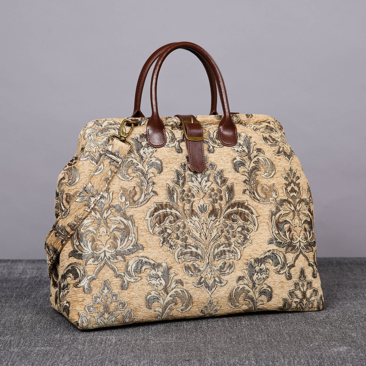 Mary Poppins Carpet Bag Victorian Blossom Beige/Gold