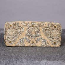 Load image into Gallery viewer, Mary Poppins Carpet Bag&lt;br&gt;Victorian Blossom Beige/Gold

