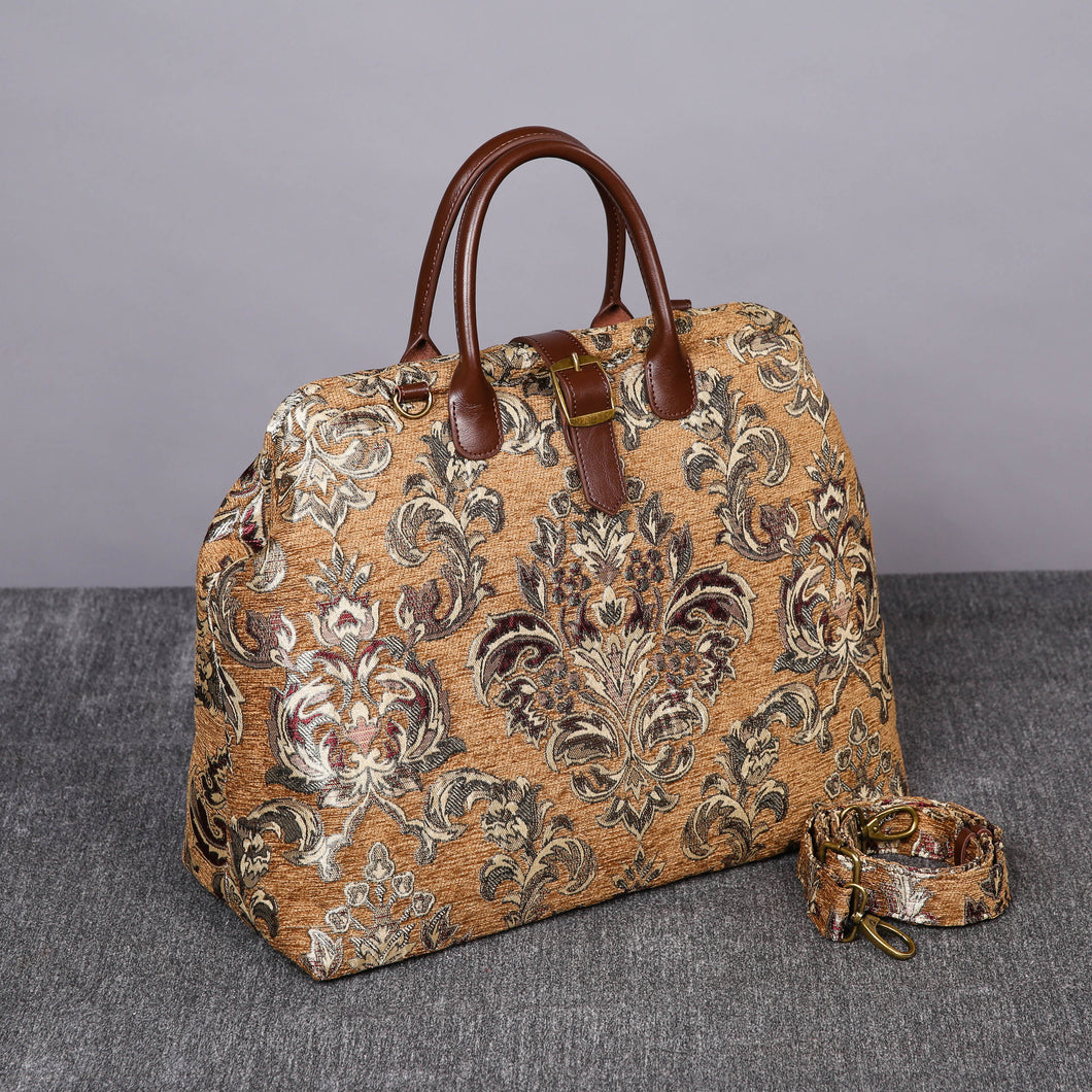 Mary Poppins Carpet Bag<br>Victorian Blossom Gold/Gold