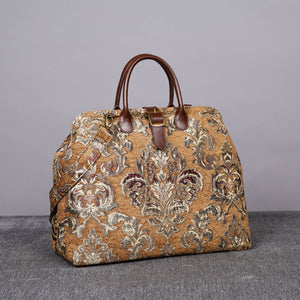 Mary Poppins Carpet Bag<br>Victorian Blossom Gold/Gold