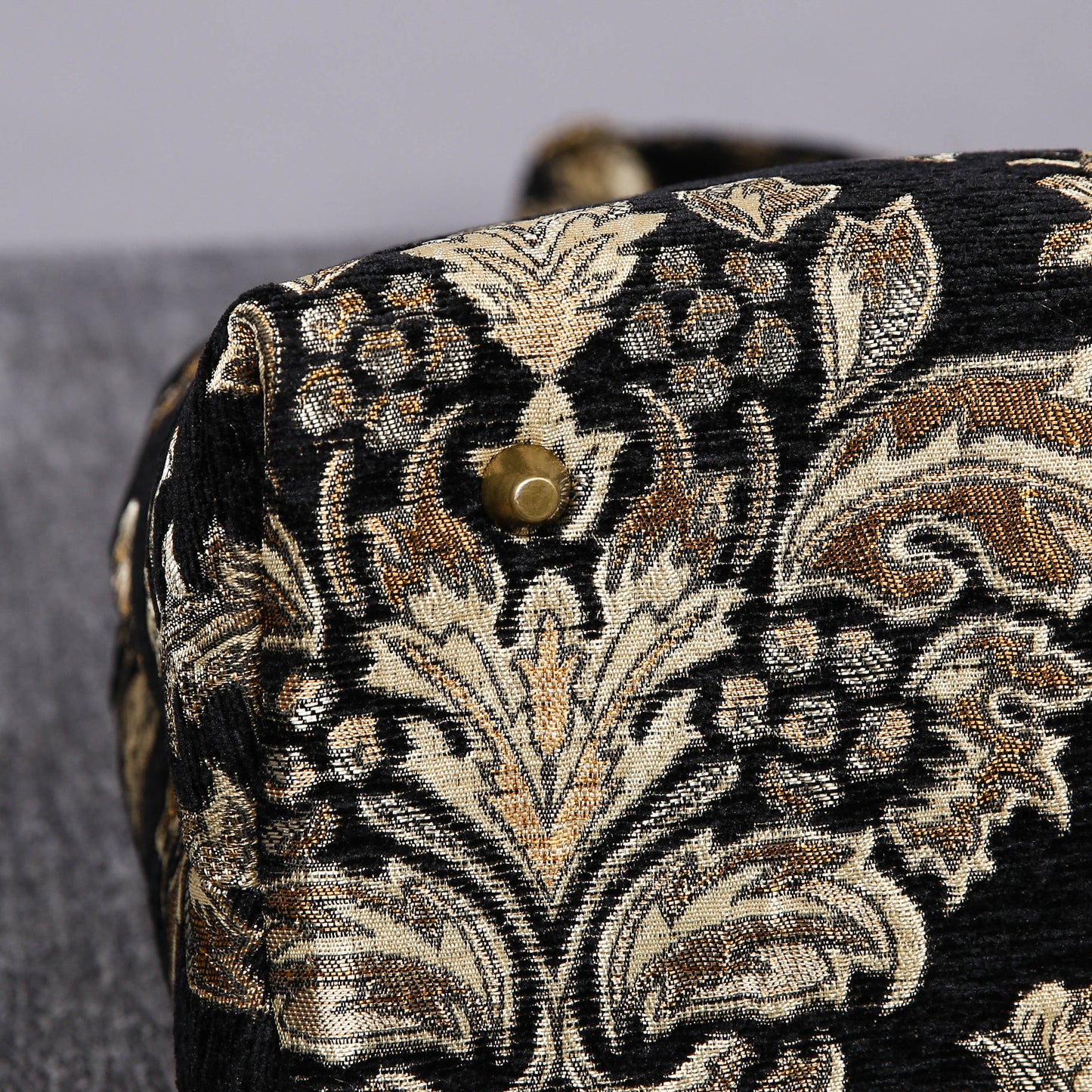 Mary Poppins Carpet Bag<br>Victorian Blossom Black/Gold