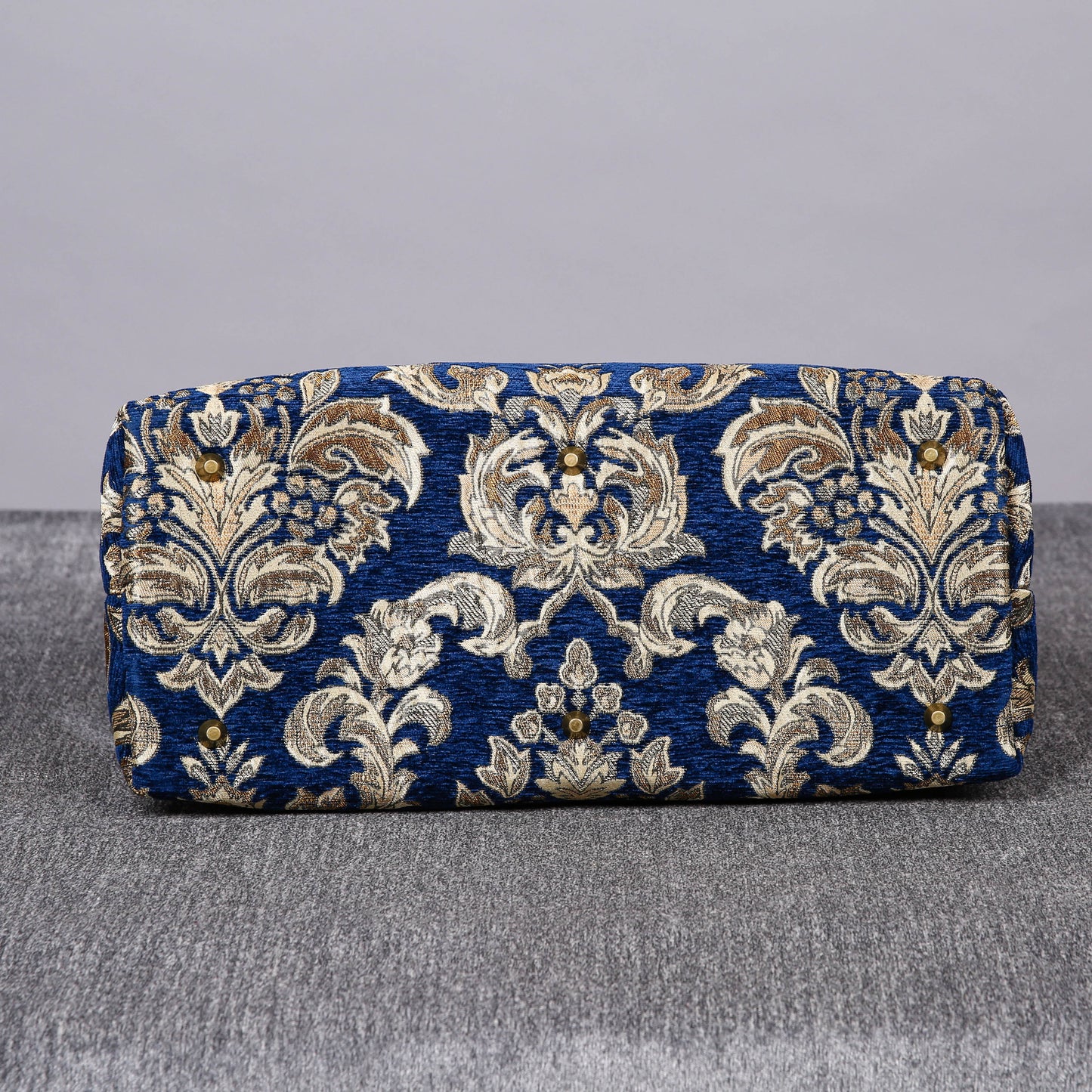 Mary Poppins Carpet Bag Victorian Blossom Blue/Gold