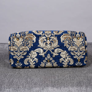Mary Poppins Carpet Bag<br>Victorian Blossom Blue/Gold