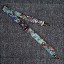 Load image into Gallery viewer, Mary Poppins Carpet Bag&lt;br&gt;Abstract Blue
