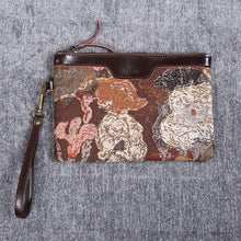 Load image into Gallery viewer, Carpet Makeup Bag&lt;br&gt;Abstract Brown
