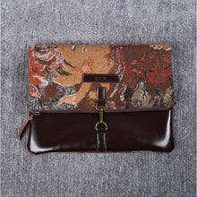 Load image into Gallery viewer, Carpet Crossbody Bag&lt;br&gt;Abstract Brown
