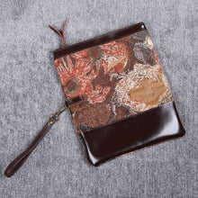 Load image into Gallery viewer, Carpet Makeup Bag&lt;br&gt;Abstract Brown
