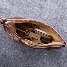 Load image into Gallery viewer, Carpet Makeup Bag&lt;br&gt;Abstract Brown
