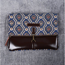 Load image into Gallery viewer, Carpet Crossbody Bag&lt;br&gt;Traditional Blue
