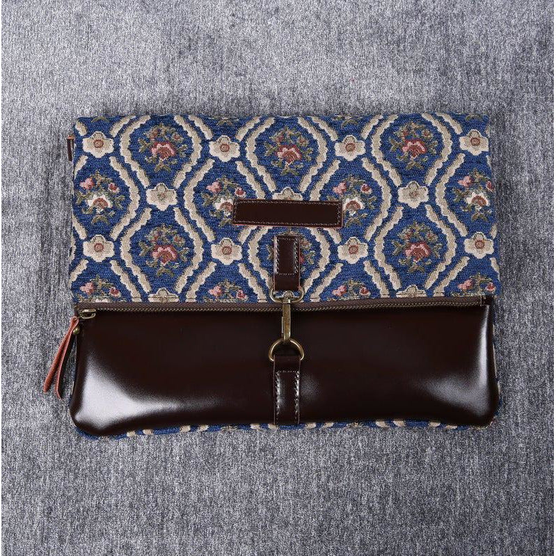 Carpet Crossbody Bag<br>Traditional Blue