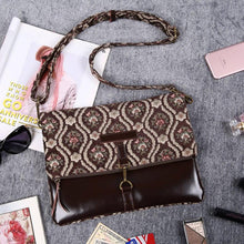 Load image into Gallery viewer, Carpet Crossbody Bag&lt;br&gt;Traditional Coffee
