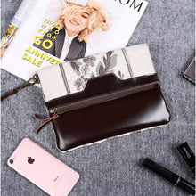 Load image into Gallery viewer, Carpet Clutch &amp; Wristlet&lt;br&gt;Victorian Stripes Cream
