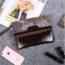 Load image into Gallery viewer, Carpet Clutch &amp; Wristlet&lt;br&gt;Abstract Blue
