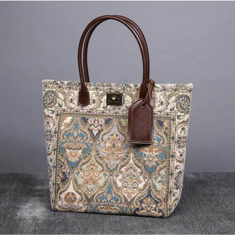 Carpet Tote<br>Golden Age Blue