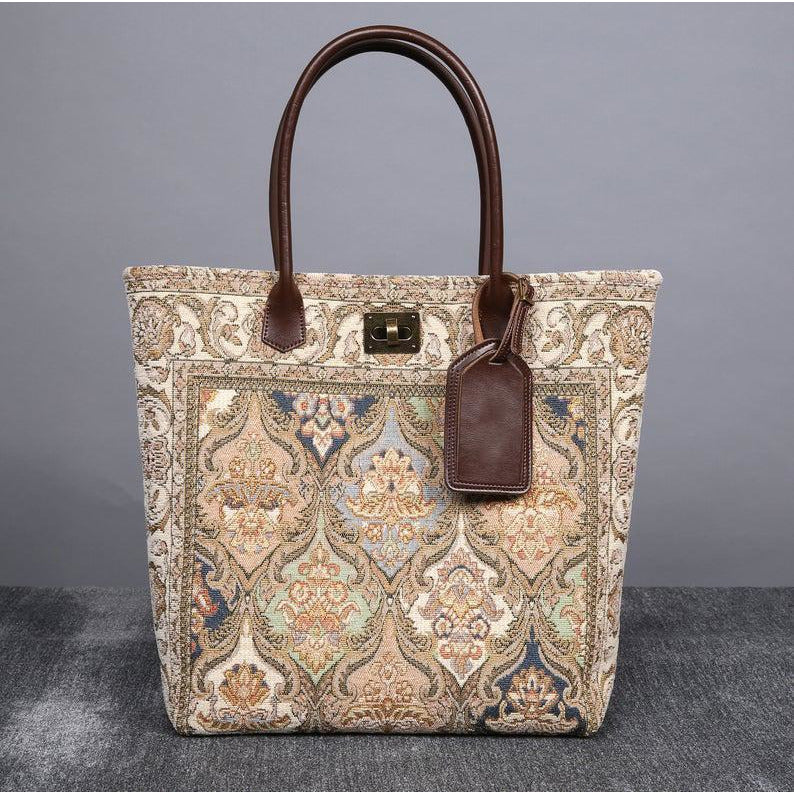 Carpet Tote<br>Golden Age Beige