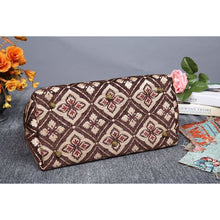 Load image into Gallery viewer, Carpet Purse&lt;br&gt;Ethnic Coffee
