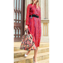 Load image into Gallery viewer, Mary Poppins Carpet Bag&lt;br&gt;Rose
