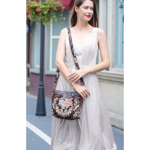 Carpet Crossbody Bag<br>Traditional Coffee