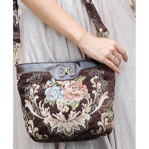 Carpet Crossbody Bag<br>Traditional Coffee