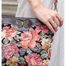 Load image into Gallery viewer, Carpet Crossbody Bag&lt;br&gt;Floral Rose
