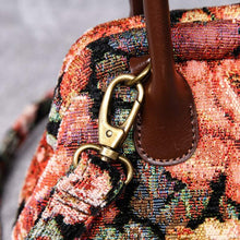 Load image into Gallery viewer, Carpet Handbag&lt;br&gt;Floral Rose
