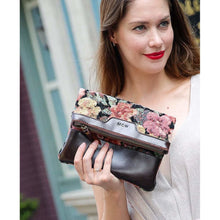 Load image into Gallery viewer, Carpet Clutch &amp; Wristlet&lt;br&gt;Floral Rose
